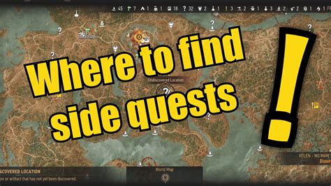 witcher 3 quests|Side Quests .